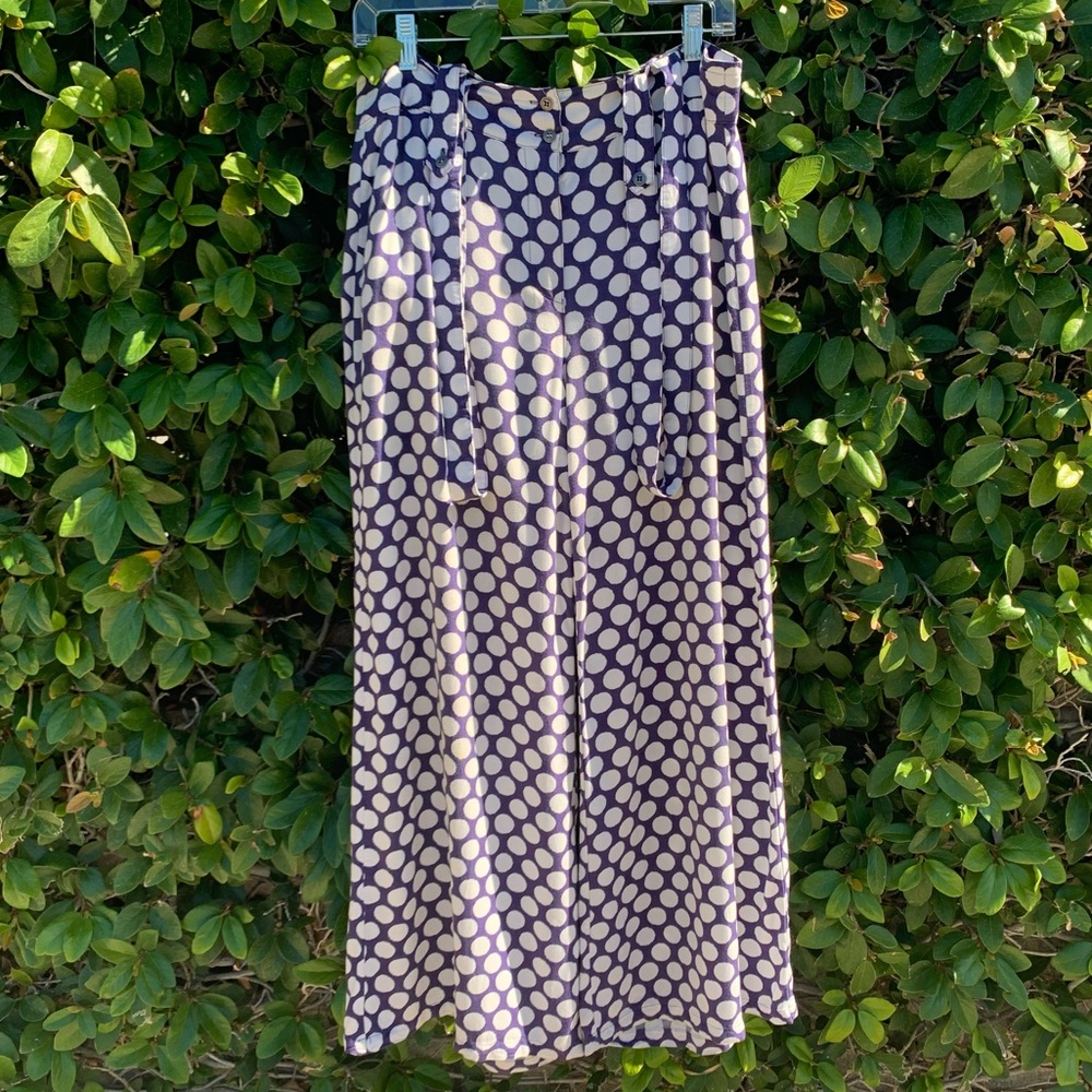 Polka Dot Suspender Pants!⚪️🔵